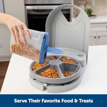PetSafe 5 Meal Automatic Dog Feeder for Multiple Pets