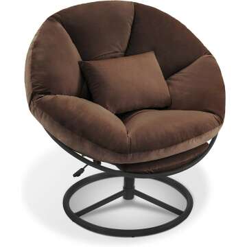 Swivel Papasan Chair for Ultimate Comfort and Style