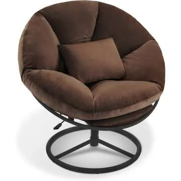 Swivel Papasan Chair for Ultimate Comfort and Style