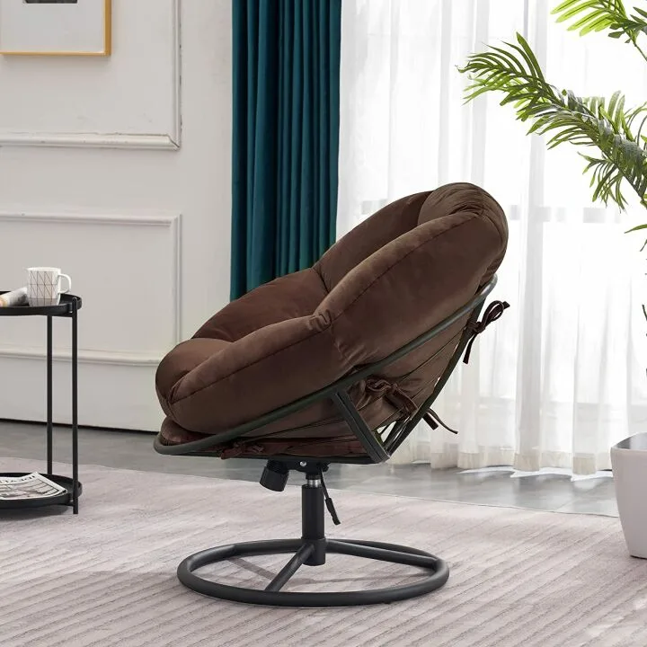 Swivel Papasan Chair for Ultimate Comfort and Style