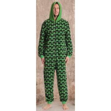 6350-XXL Just Love Adult Onesie / Womens Pajamas, XX-Large, Alien