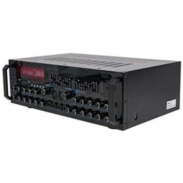 Technical Pro MM2000BT Powered Bluetooth Microphone Mixer Amplifier Amp SD, USB