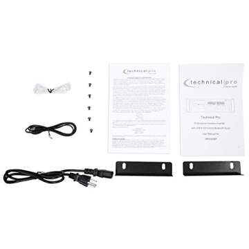 Technical Pro MM2000BT Powered Bluetooth Microphone Mixer Amplifier Amp SD, USB