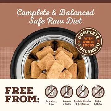 Primal Freeze Dried Raw Dog Food Nuggets, Pork, Complete & Balanced Meal, Also Use as Topper or Treat, Premium, Healthy, Grain Free, High Protein Raw Dog Food, 5.5 oz