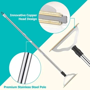 GOSEDER Carpet Rake for Efficient Pet Hair Removal