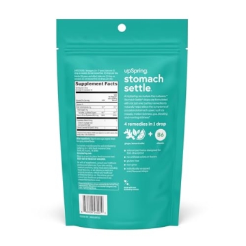 UpSpring Stomach Settle Drops: Nausea Relief with Ginger