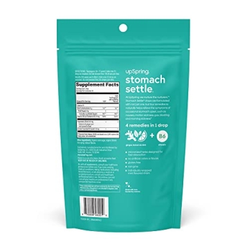 UpSpring Stomach Settle Drops: Nausea Relief with Ginger