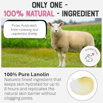 Dr. Lipp Original Nipple Balm 0.51 fl oz/15ml – 10-in-ONE Multi-Purpose Moisturizer for Dry Skin, Lips, Hair, Cuticles & More – 100% Natural Lanolin Nipple Cream & Lip Balm – Fragrance & Cruelty Free