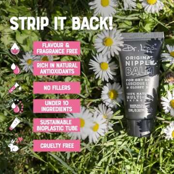 Dr. Lipp Original Nipple Balm 0.51 fl oz/15ml – 10-in-ONE Multi-Purpose Moisturizer for Dry Skin, Lips, Hair, Cuticles & More – 100% Natural Lanolin Nipple Cream & Lip Balm – Fragrance & Cruelty Free