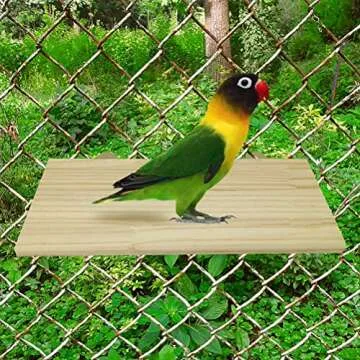 CoscosX Wooden Perches for Small Pets and Birds