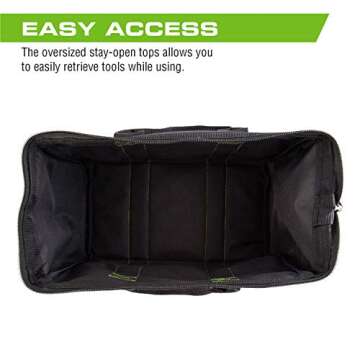 Durable ARCAN Tools 16-Inch Tool Bag with Pockets