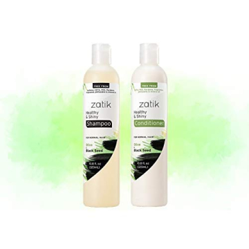 Zatik Naturals Healthy Shiny Shampoo - Vegan & Volumizing