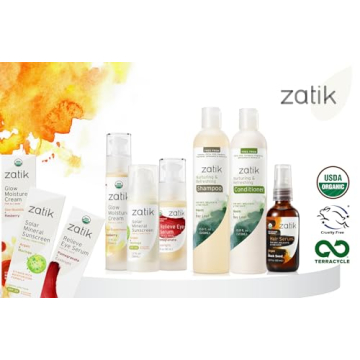 Zatik Naturals Healthy Shiny Shampoo - Vegan & Volumizing