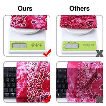 Vibrant Cotton Bandanas for Versatile Style and Fun