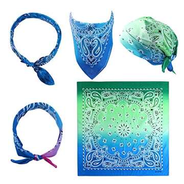 Vibrant Cotton Bandanas for Versatile Style and Fun