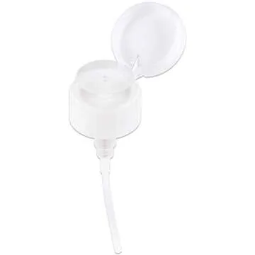 PANA 10oz. (Quantity: 2 Pieces) Liquid Push Down Pump Dispenser Empty Bottle with Flip Top Cap (Clear)