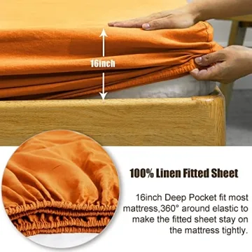 Organic Linen Sheets Set - Eco-Friendly Luxury Bedding