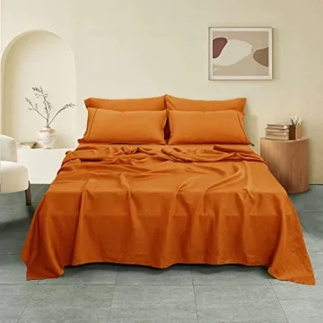 Organic Linen Sheets Set - Eco-Friendly Luxury Bedding