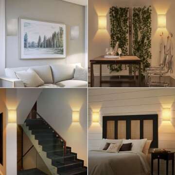 YTO Wall Sconces Battery Operated with Remote,Wall Lights Wireless Rechargeable LED Dimmable Wall Lamp Set of 2 for Bedroom Indoor Decorative Living Room