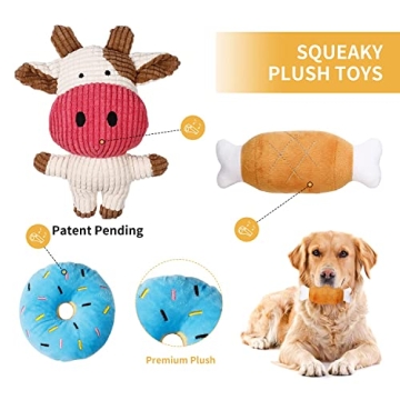 Toozey 7 Pack Small Dog Toys for Fun & Safe Play