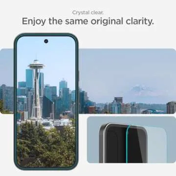 Spigen Tempered Glass Protector for Pixel 9a - 2 Pack