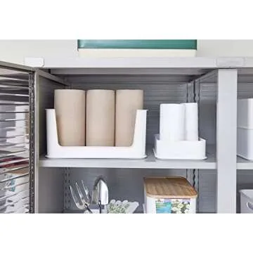 iDesign Eco-Friendly Open Front Storage Bin with Handles