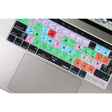 XSKN Logic Pro Keyboard Cover for MacBook Pro Touch Bar