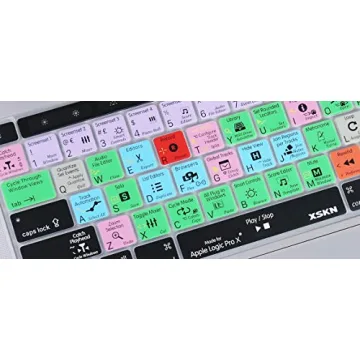 XSKN Logic Pro Keyboard Cover for MacBook Pro Touch Bar