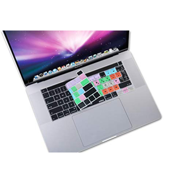 XSKN Logic Pro Keyboard Cover for MacBook Pro Touch Bar