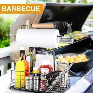 Concons BBQ Caddy for Outdoor Grilling and Camping Essentials