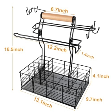 Concons BBQ Caddy for Outdoor Grilling and Camping Essentials