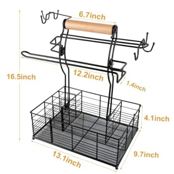 Concons BBQ Caddy for Outdoor Grilling and Camping Essentials