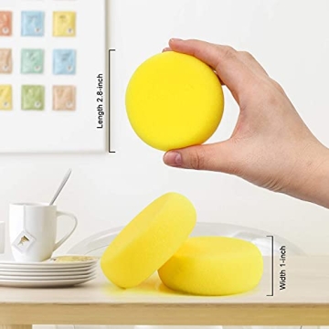 YoleShy 25 Pcs Painting Sponge Set for Artists and Hobbyists