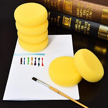 YoleShy 25 Pcs Painting Sponge Set for Artists and Hobbyists