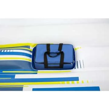 Bestway Hydro-Force Tropical Breeze 6 Person Inflatable Floating Party Island, Water Float Lounger with 6 Cup Holders, Backrests, and Sun Shade