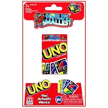 World's Smallest Get Wild UNO Card Game for Fun