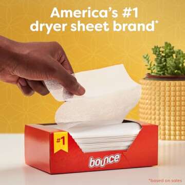 Bounce Dryer Sheets Laundry Fabric Softener, Outdoor Fresh Scent, 120 Count