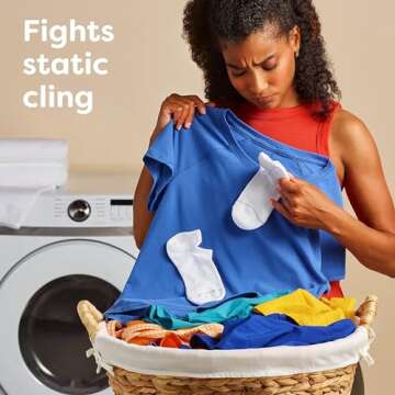 Bounce Dryer Sheets Laundry Fabric Softener, Outdoor Fresh Scent, 120 Count