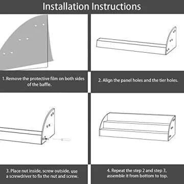Tasybox Acrylic Nail Polish Holder Organizer Rack, Clear Essential Oils Storage Nail Varnish Display Stand, 3 Tier