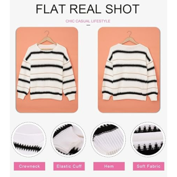 Dokotoo Color Block Sweater - Chic Comfort for Women 2024