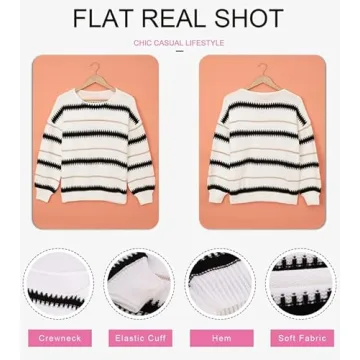 Dokotoo Color Block Sweater - Chic Comfort for Women 2024