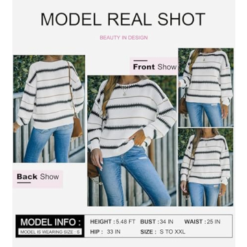 Dokotoo Color Block Sweater - Chic Comfort for Women 2024