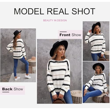 Dokotoo Color Block Sweater - Chic Comfort for Women 2024