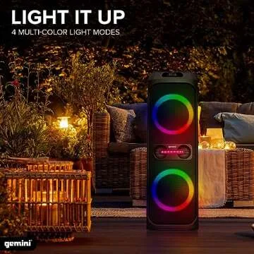 Gemini Sound GHK-2800 Party Speaker with Bass Boost