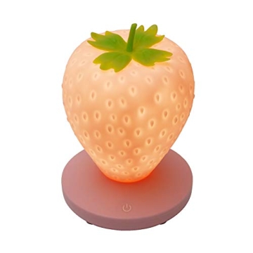 LVOERTUIG Strawberry Night Light Cute Silicone Lamp