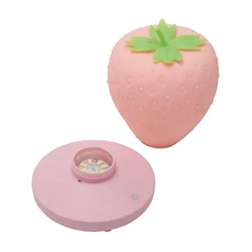 LVOERTUIG Strawberry Night Light Cute Silicone Lamp