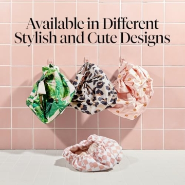 Kitsch Luxury Waterproof Adjustable Shower Cap for All Hair