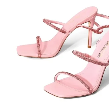 DREAM PAIRS Pink High Heels Stylish Comfortable Stilettos