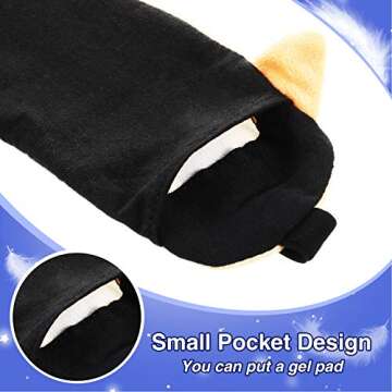 4 Pieces Kids Cute Adjustable Sleeping Masks for Travel