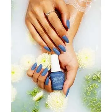 Gelish Mini Pastel Polish - Long-Lasting Slate Blue